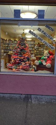 lighted book tree